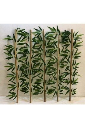 Yapay Yapraklı Dekoratif Bambu Çubuğu 90cm/5adet 90CM/5AD