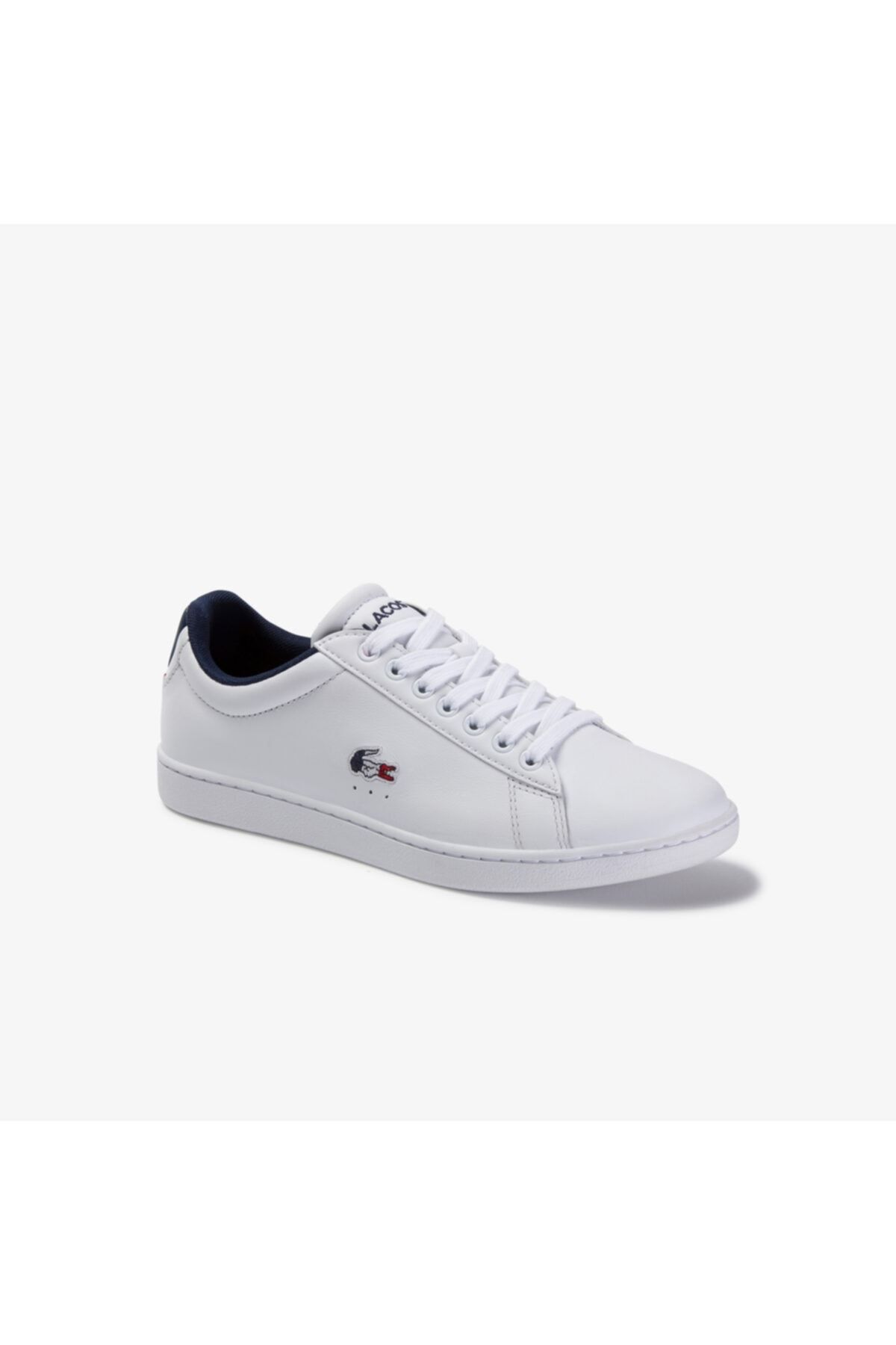 lacoste shoes white and blue