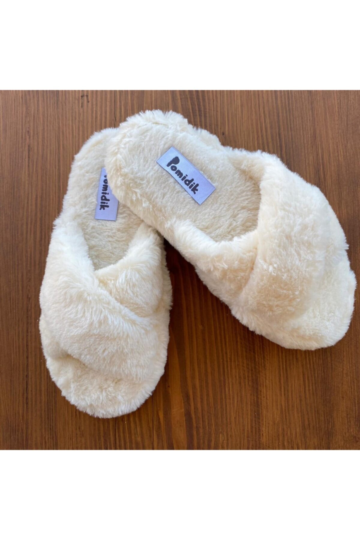  دمپایی زنانه نرم و بدون لغزش Ecru مخصوص منزل