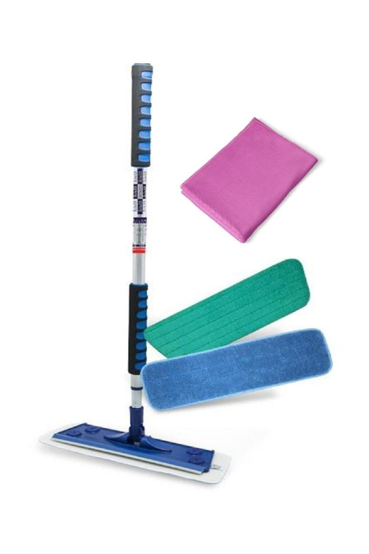 Silva Mikrofiber Cam Bezli Islak Ve Duvar Bezli Mop Set - Ahenk Ticaret
