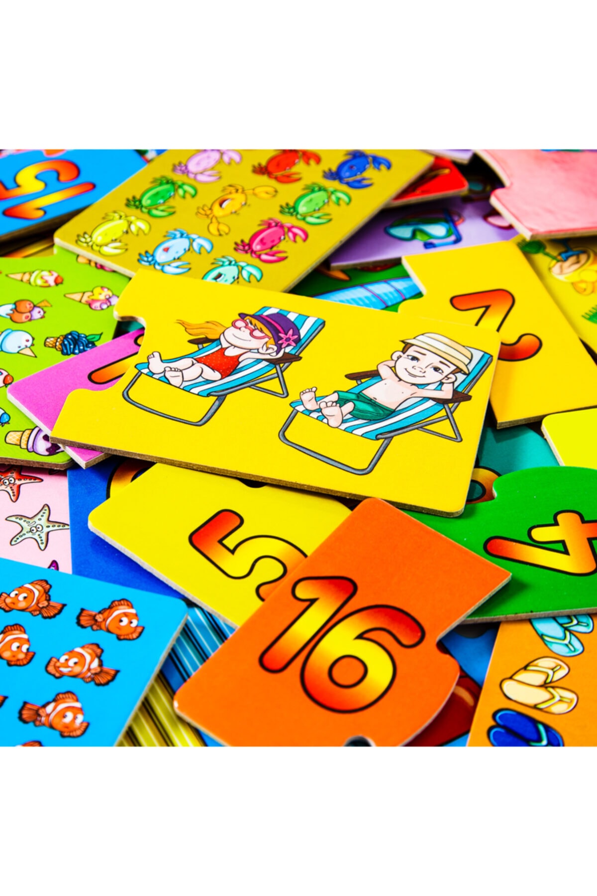 minİQ toys Sayıları Öğrenelim + Alfabeyi Öğrenelim 2'li Set Eğitici-öğretici Yapboz fotoğrafı 3 (önizleme)