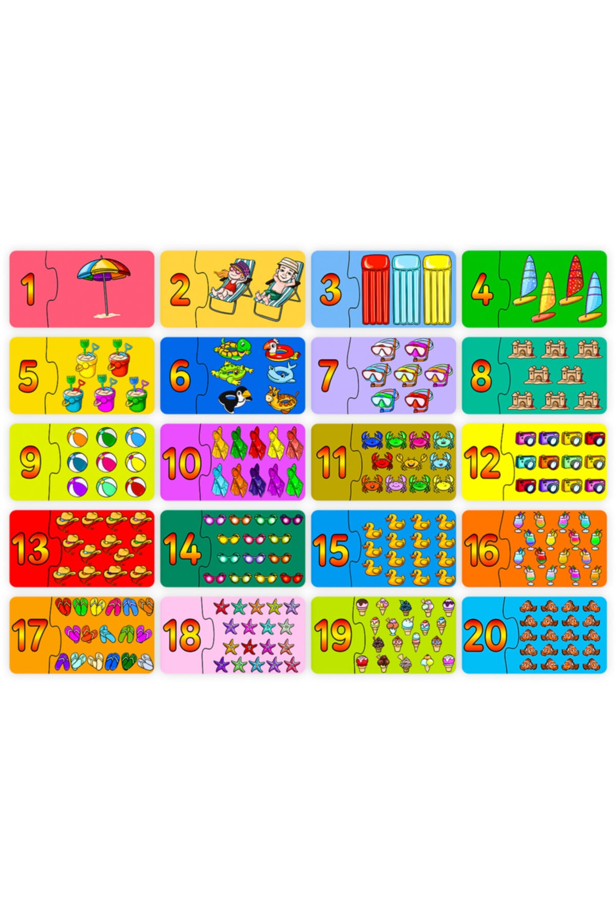 minİQ toys Sayıları Öğrenelim + Alfabeyi Öğrenelim 2'li Set Eğitici-öğretici Yapboz fotoğrafı 5 (önizleme)