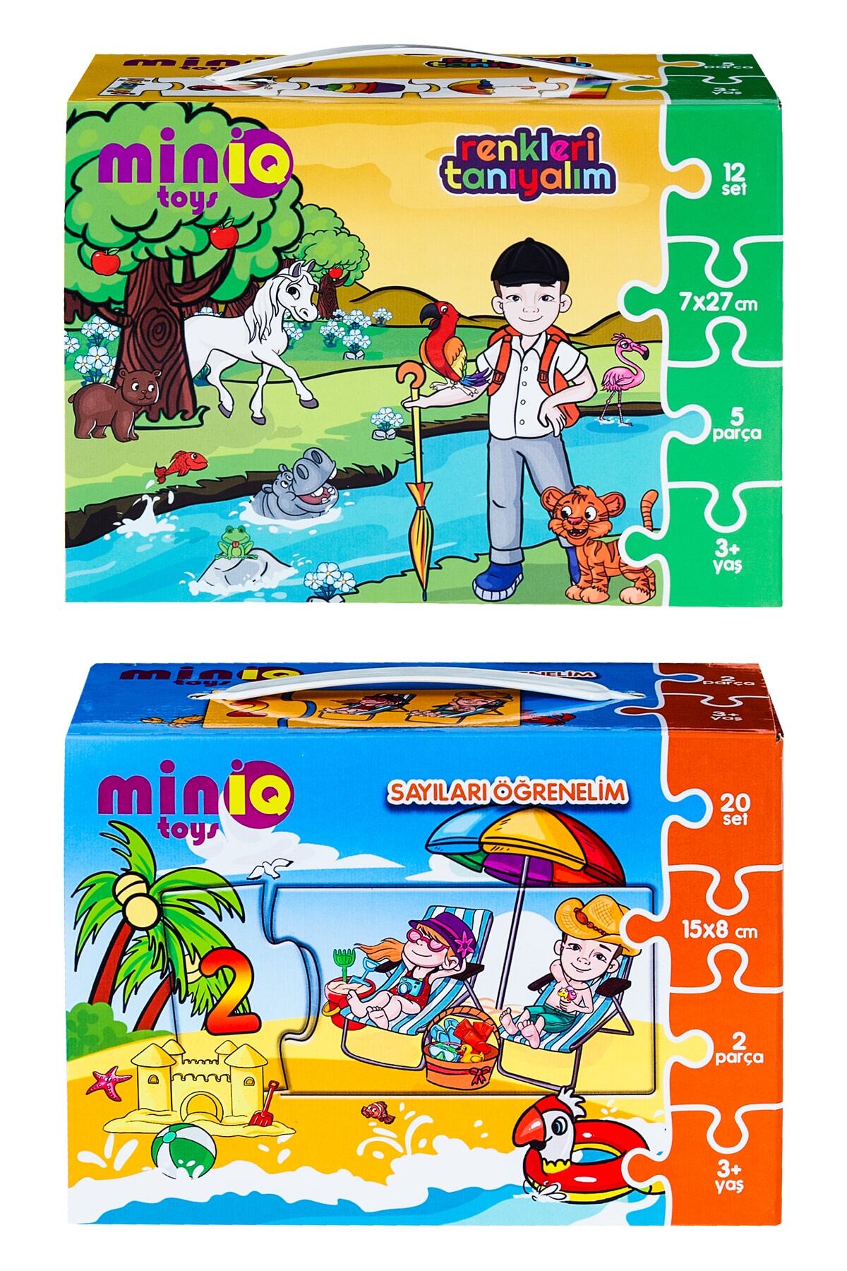 Let's Learn the Numbers + Let's Get to Know the Colors 2-Piece Set Educational-Puzzle
