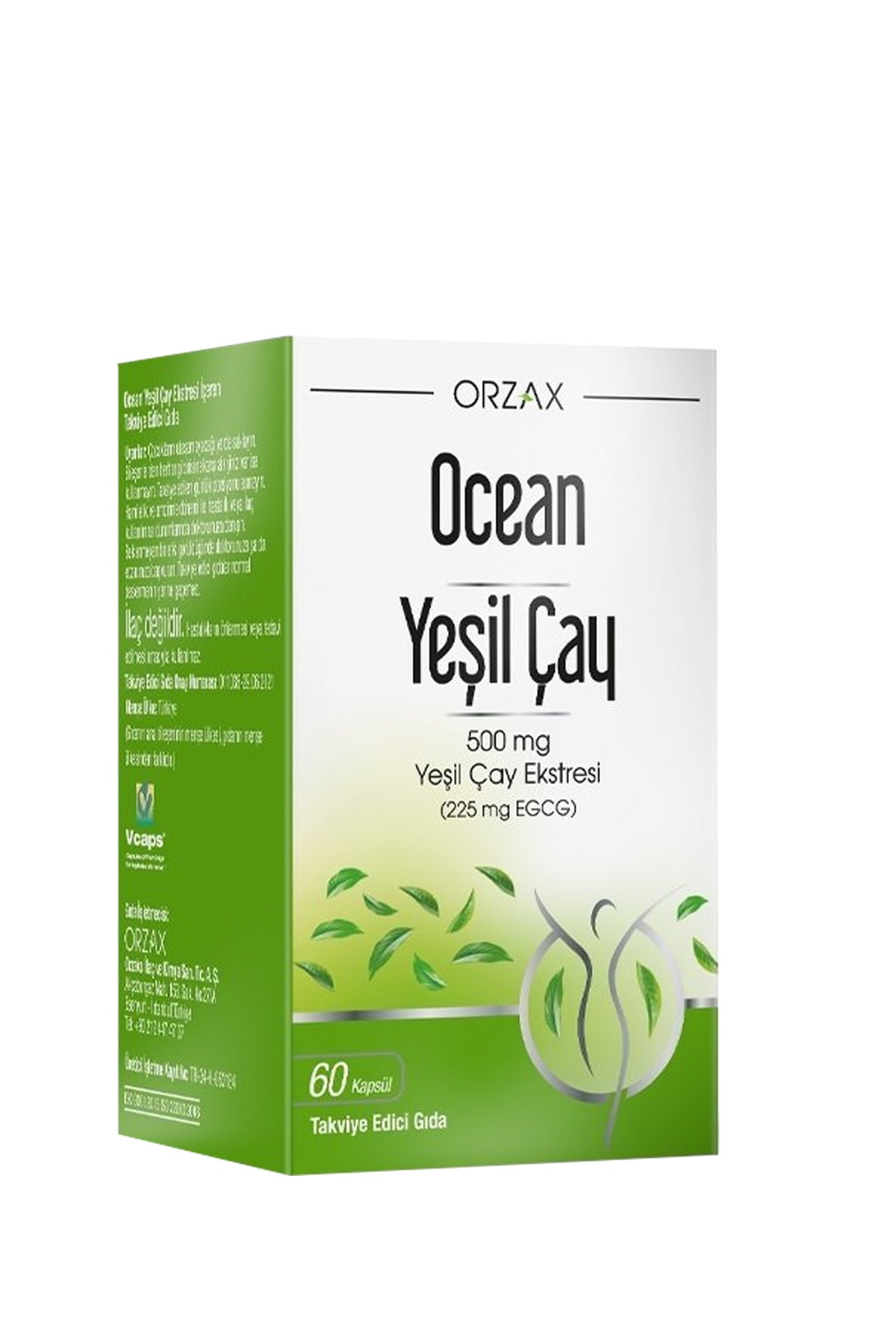 Green Tea 500mg Green Tea Extract 60 Capsules