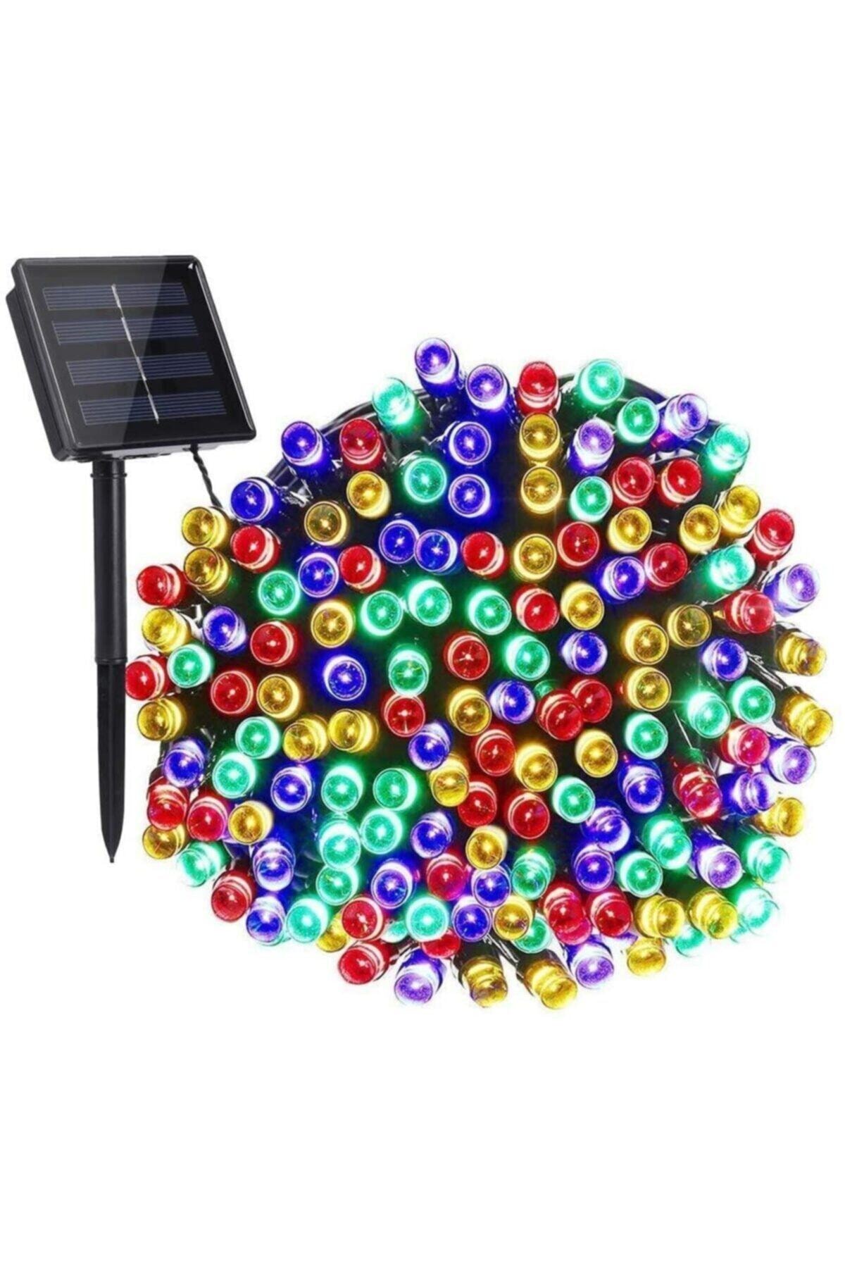 Zigver Solar Güneş Enerjili Dış Bahçe 8 Modlu 10metre 100 Led Aydınlatma