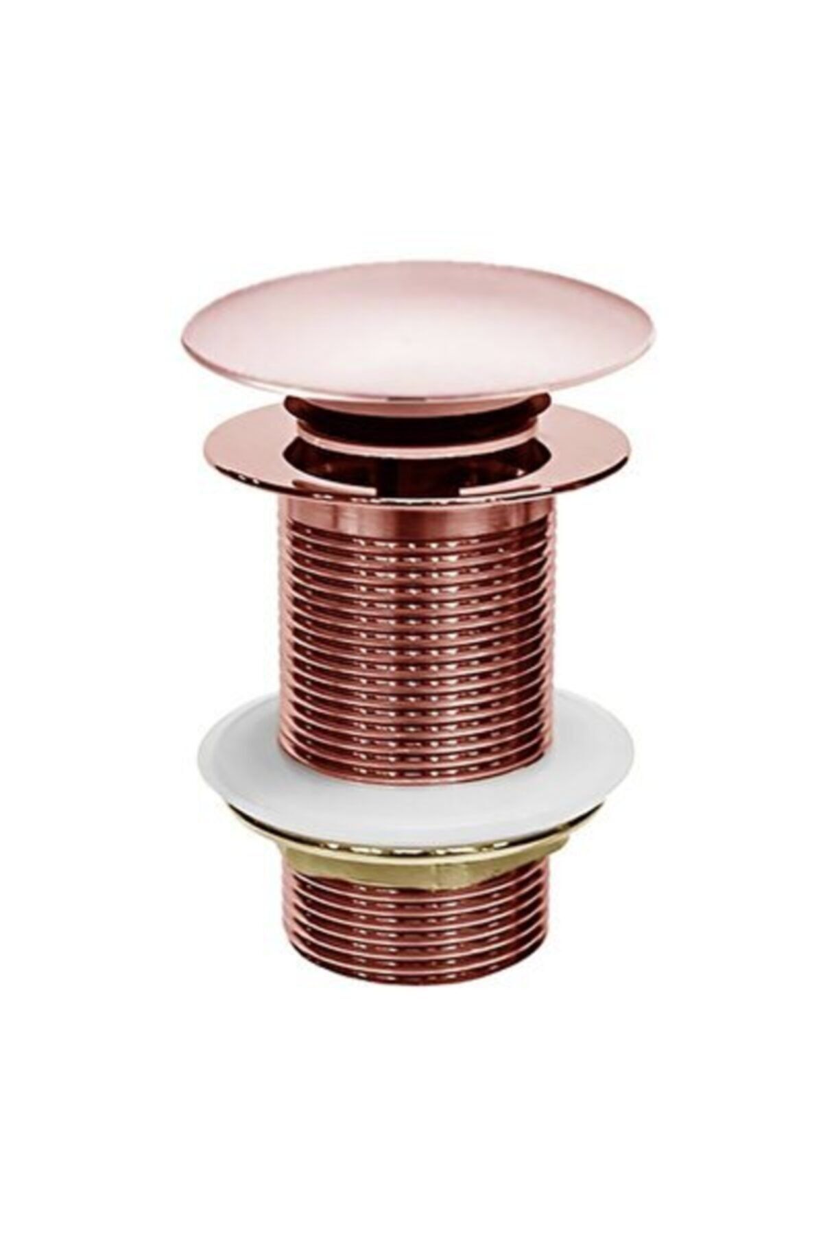 hilal-Rose Color Pop Up Sink Siphon Without Overflow Hole 1