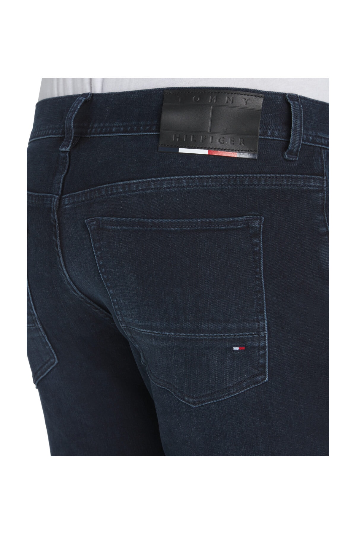 Tommy Hilfiger Slim TH Flex Bleecker Denim Jeans, Navy | McElhinneys
