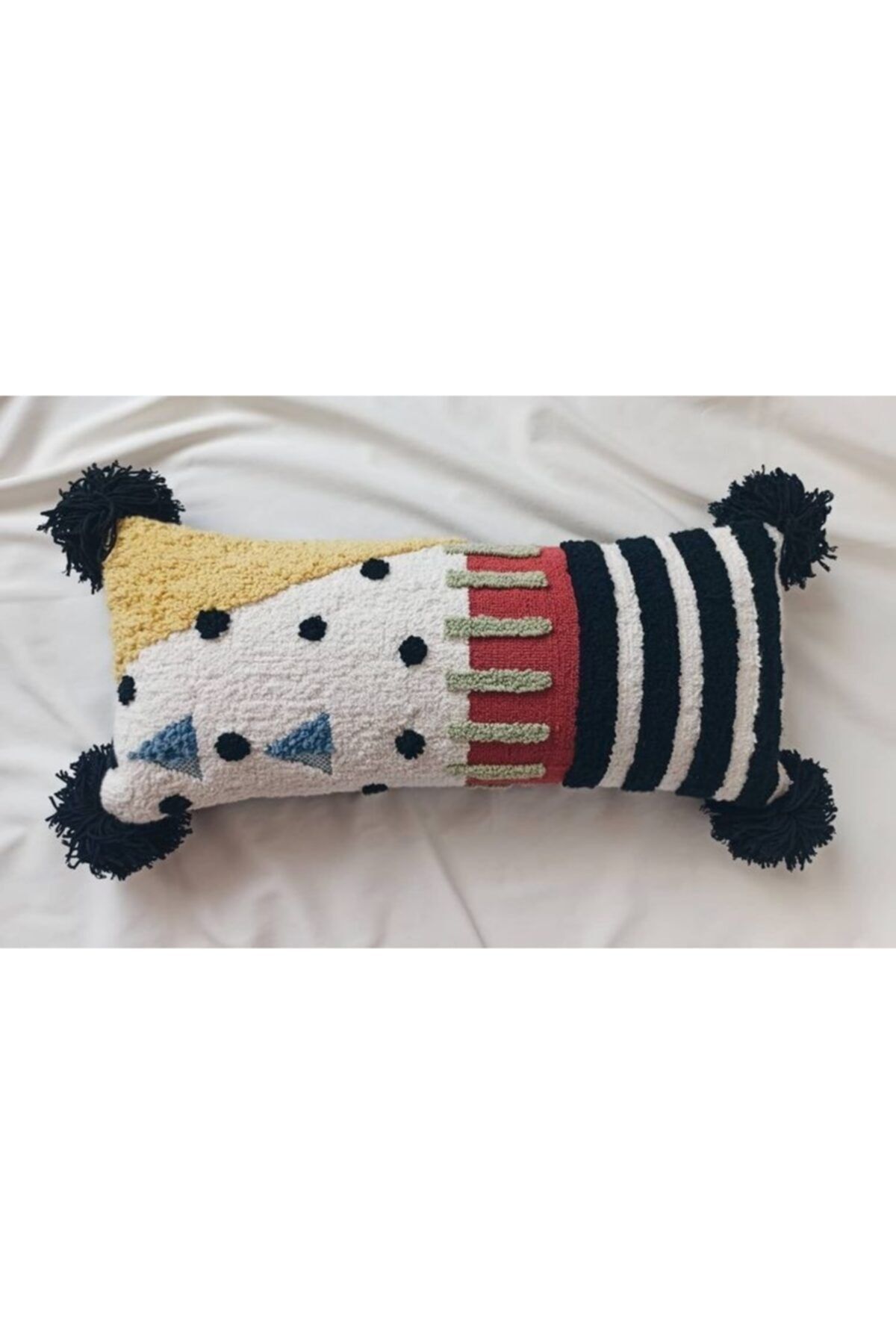 elf handmade design Punch Işi Ev Işyeri Balkon Ve Mekanlar Için Tasarım Kırlent Kılıfı