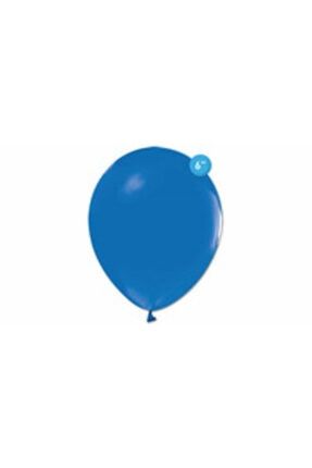 6 Inç 15 Cm Pastel Balon 100 Adet Koyu Mavi CYR00053