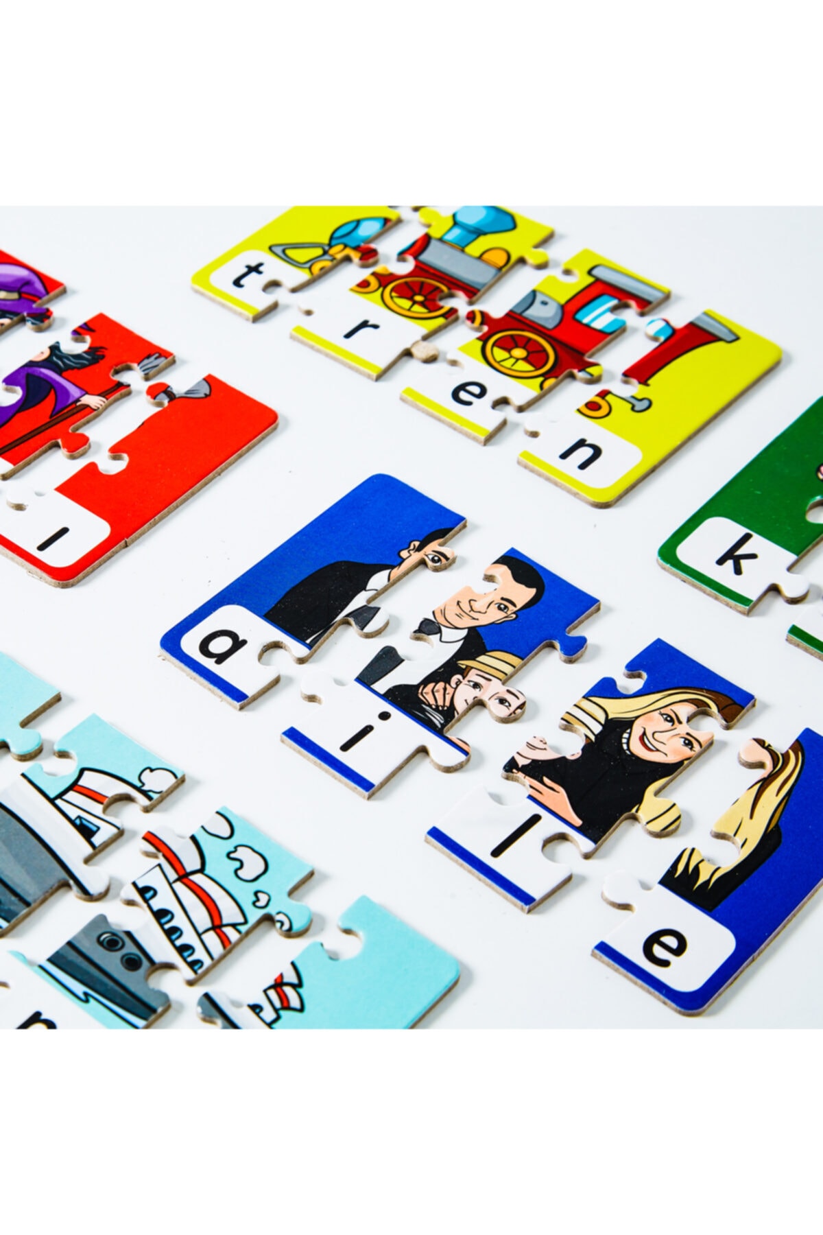 minİQ toys 4 Harfli Kelimeler + Zıtlıklarla Safari 2'li Set Eğitici-öğretici Yapboz fotoğrafı 4 (önizleme)