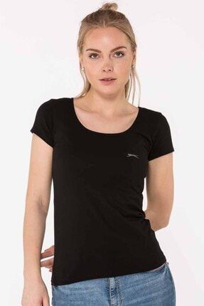 Yulya Kadın T-shirt Siyah ST11TK092