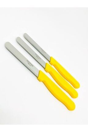 Micro Tırtıklı Doğrama Bıçağı Sarı 3 Adet Model Ava Sarı