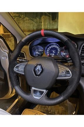 Renault Clio/megane Kırmızı Yüzüklü Deri Direksiyon Kılıfı DNMB125