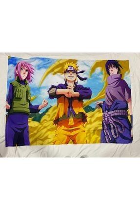 Naruto Sasuke Kumaş Poster Duvar Halısı dvhl10