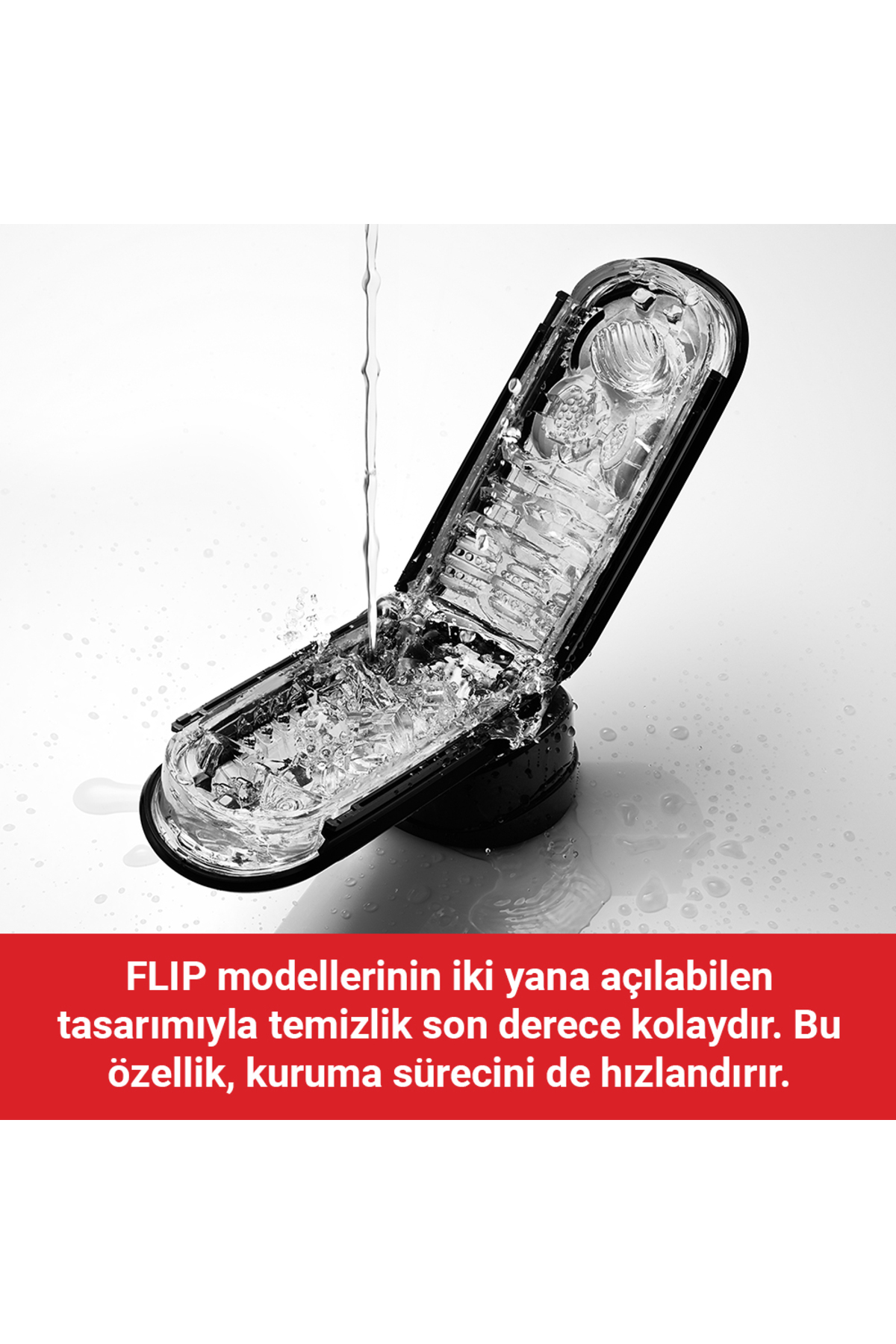 Tenga Flip Zero Black (Erkeklere Özel, Uzun Süreli Tekrarlı
