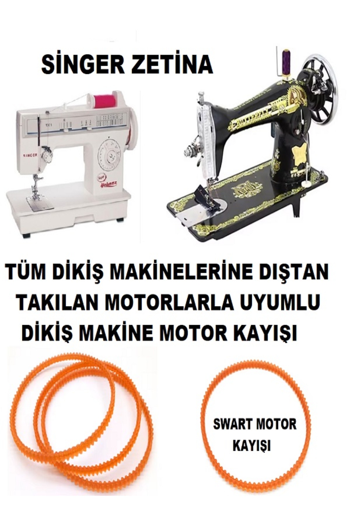 Swart SİNGER ZETİNA ZENİTH OMEGA TÜM EV TİPİ DİKİŞ MAKİNELERİ İÇİN