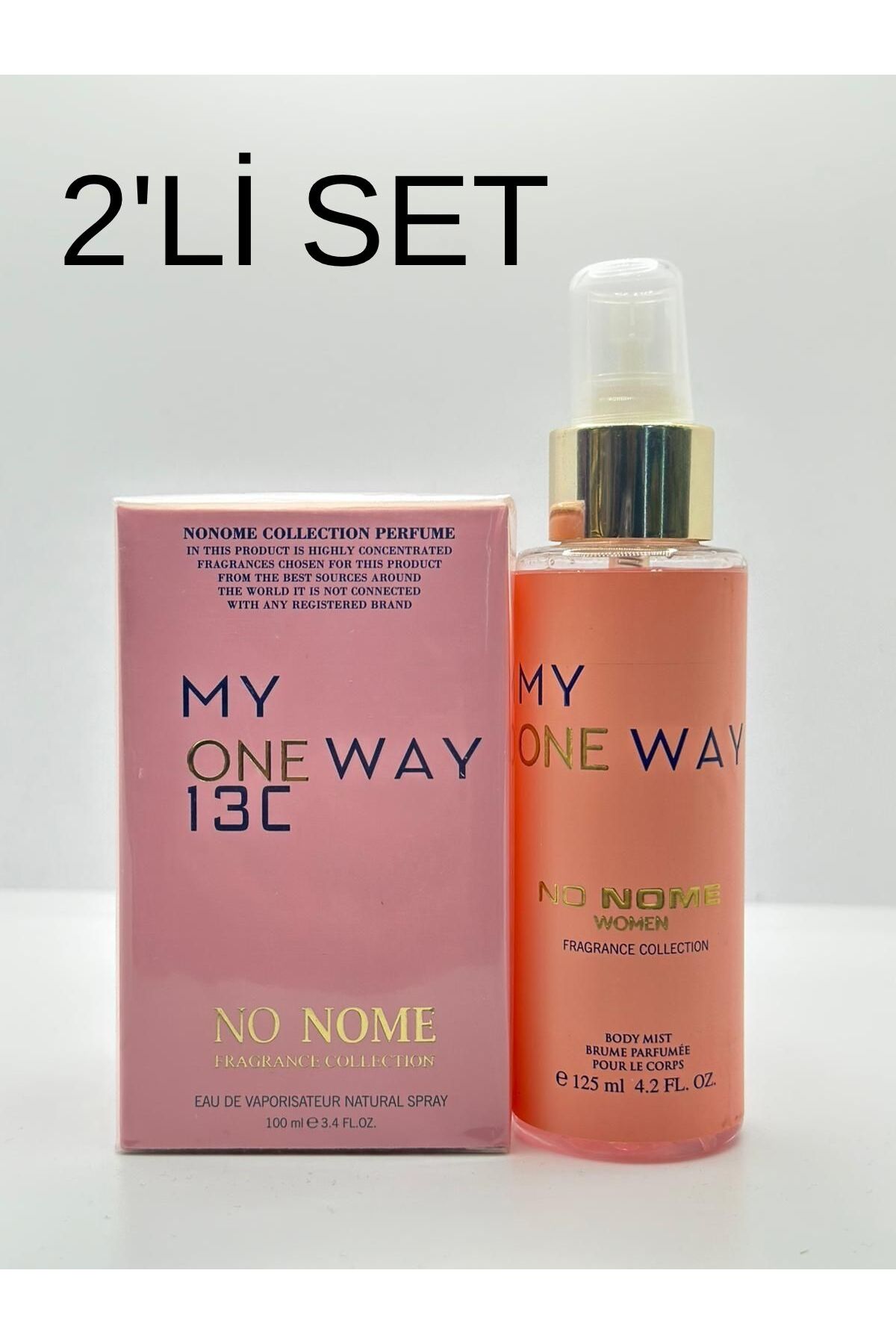 NO NOME 130 My Way Kadın Parfümü 100 Ml Edt + 130 My Way Body Mist Kadın Vücut Spreyi 125 Ml — 04458