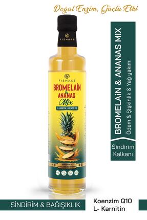 FiShake Bromelain & Ananas Içeren Detox Mix Şurubu