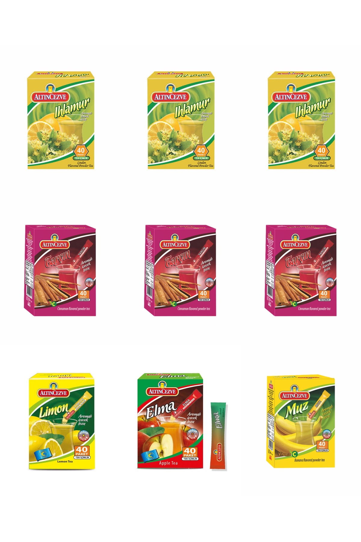 Altıncezve 9'Lu Set Tek İçimlik İçecek Tozu 40 x 1.5 gr - Fiyatı