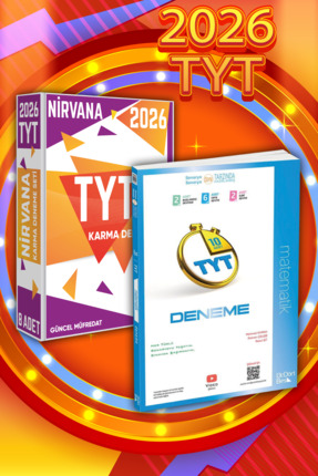 Üç Dört Beş Yayıncılık 2026 TYT Matematik Branş Deneme ve Nirvana Karma Denem...