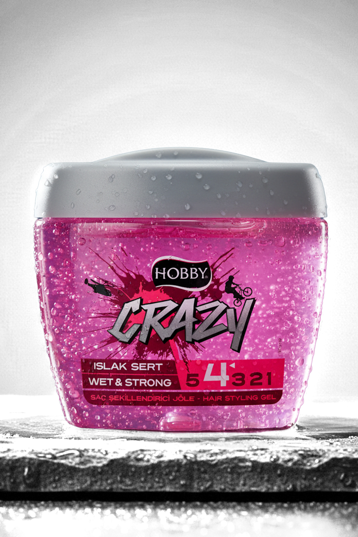 Hobby Saç Jölesi Crazy Islak Sert Görünüm 700 ml