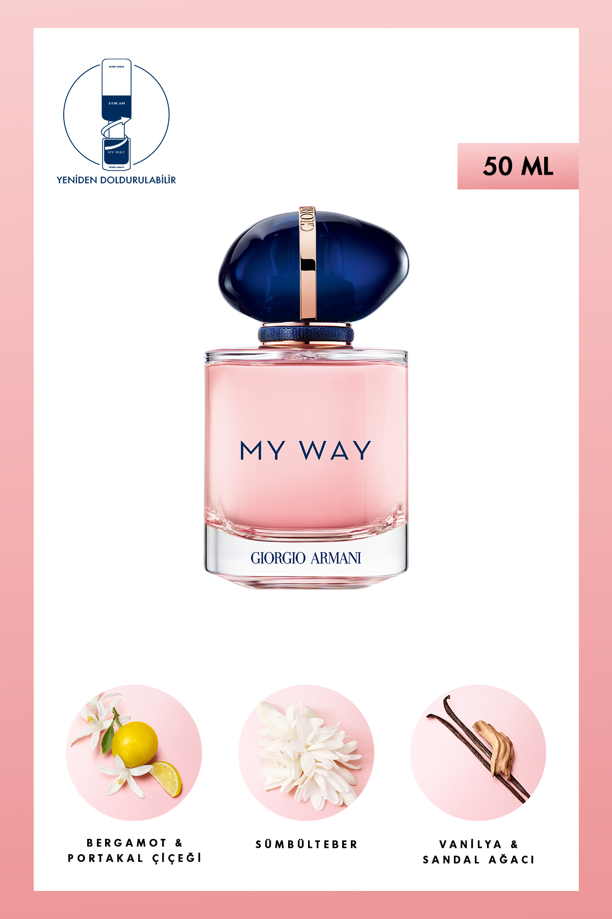 Giorgio Armani My Way EDP 50 ml Kadın Parfüm 3614272907676 - Fiyatı, Yorumları