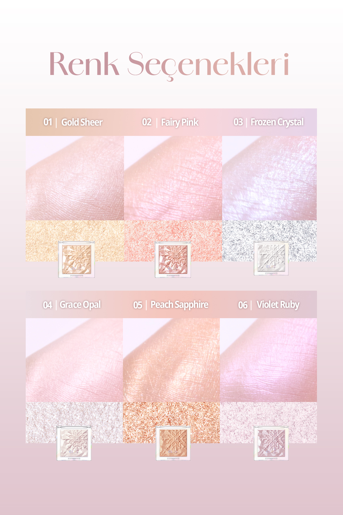Mikro İnci Tanecikleriyle Yoğun Işıltı Sağlayan Highlighter Prism Highlighter 03 Frozen Crystal — آبی 111160 — تصویر 5 از 9