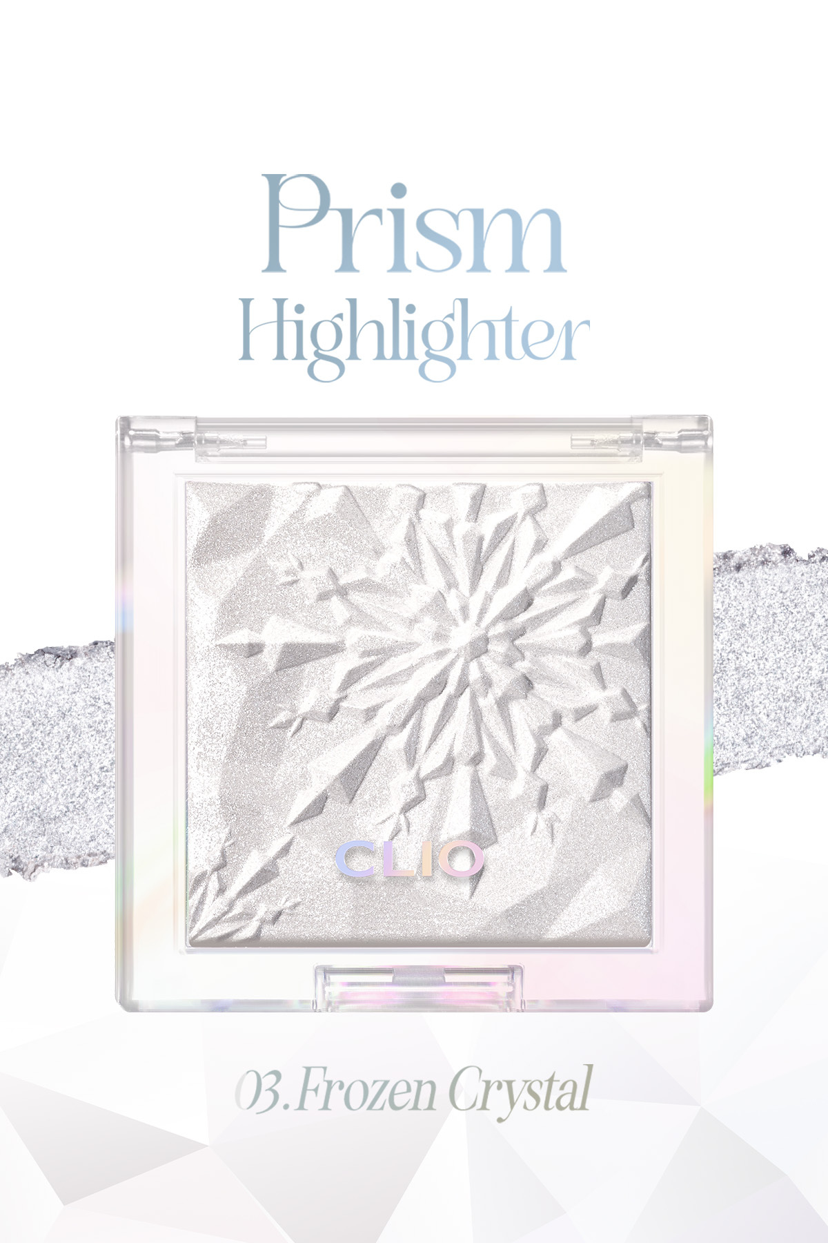 CLIO Mikro İnci Tanecikleriyle Yoğun Işıltı Sağlayan Highlighter Prism Highlighter 03 Frozen Crystal — آبی 111160
