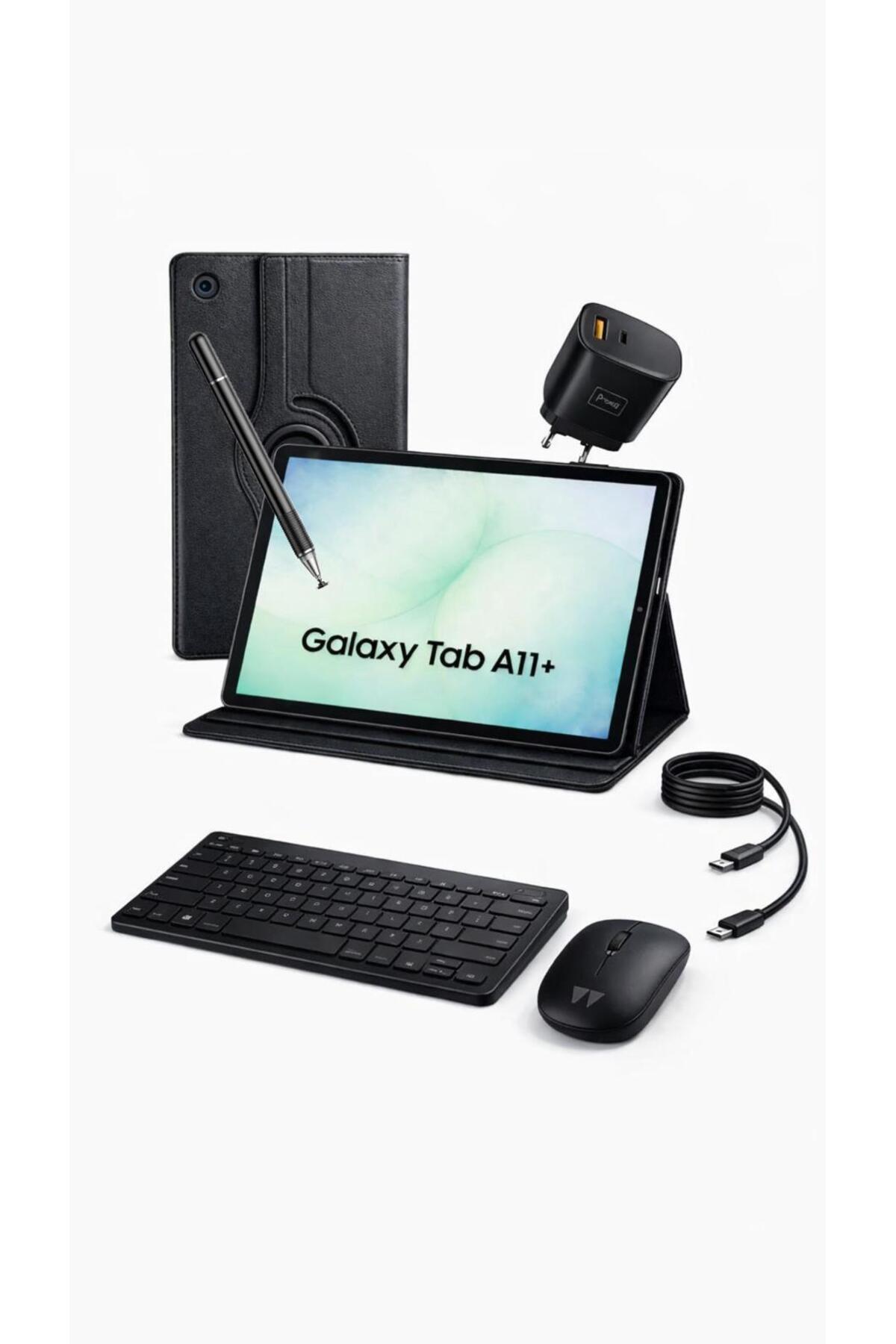 Samsung Galaxy Tab A11 Plus 6 GB 128 GB 11 İNÇ (KALEM HEDİYE) Kılıf Başlık Klavye Mouse Türkiye Garantili