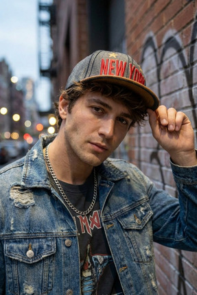 LAGRANZE Hipap Noir Avenue Cap