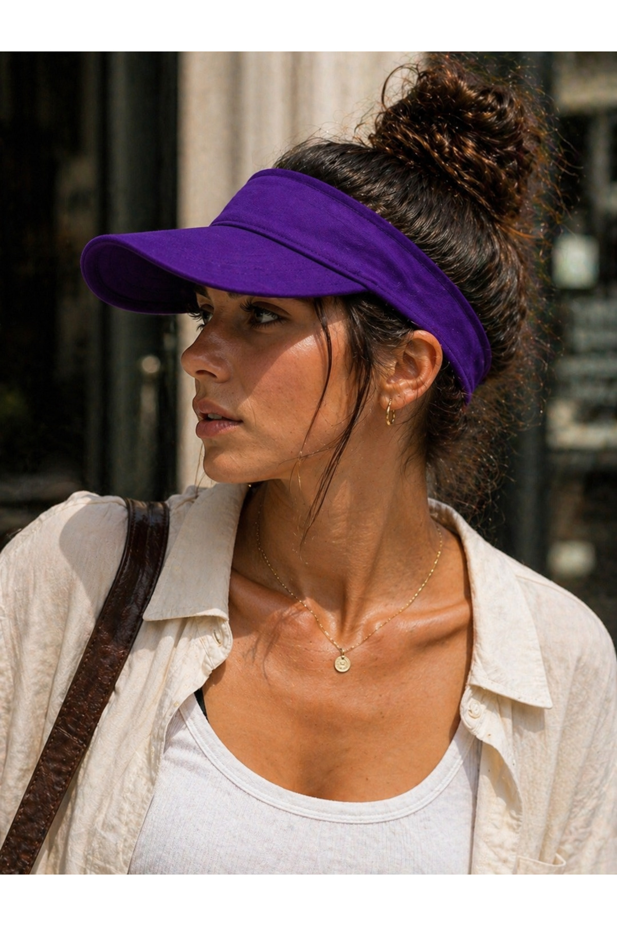 Visor Hat Tennis Hat Unisex Purple