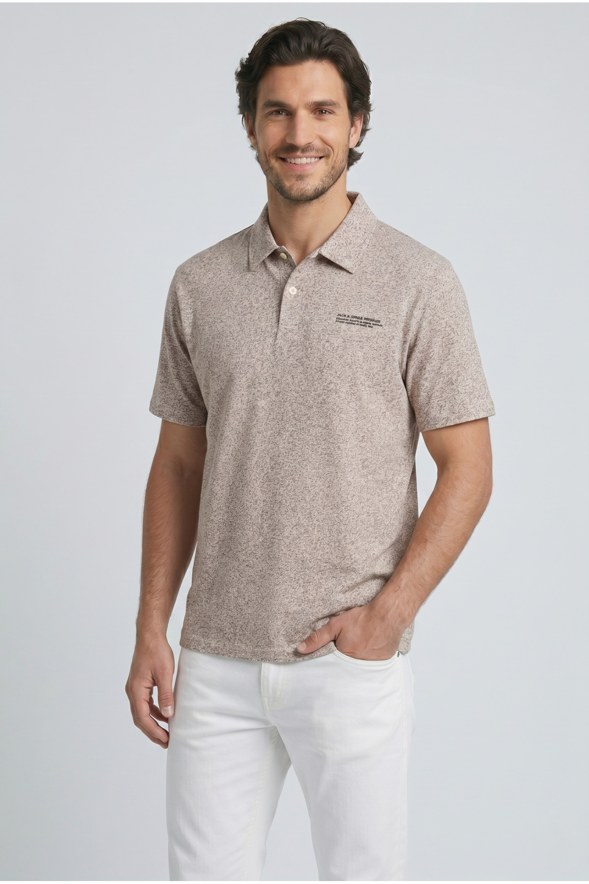 تی شرت یقه پولو مدل 12286349 جک اند جونز پولوشرت Jack & Jones