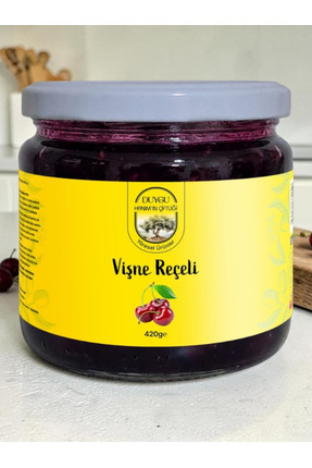 DUYGU HANIM'IN ÇİFTLİĞİ Vişne Reçeli 420 Gr (Kahvaltılık)