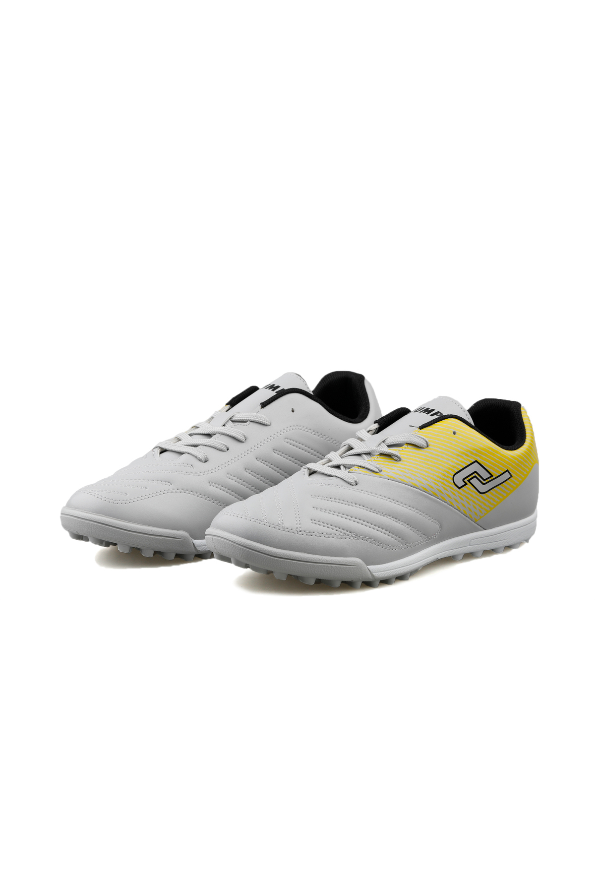 Jump Erkek Halı Saha Ayakkabısı 28034-A-L.GREY-NEON-YELLOW Gri görsel 3