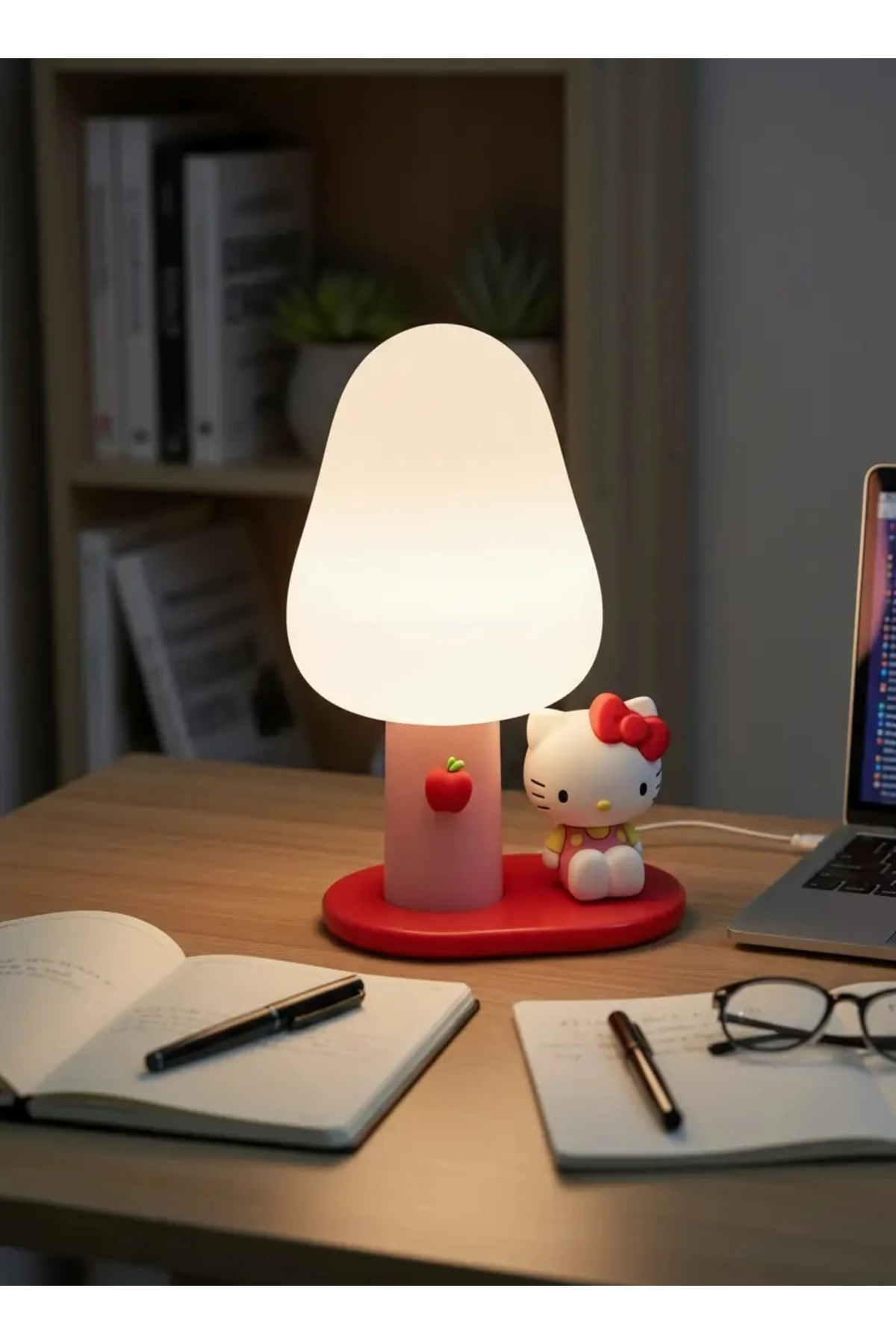Miniso Sanrio Lisanslı Hello Kitty LED Gece Lambası – Yumuşak