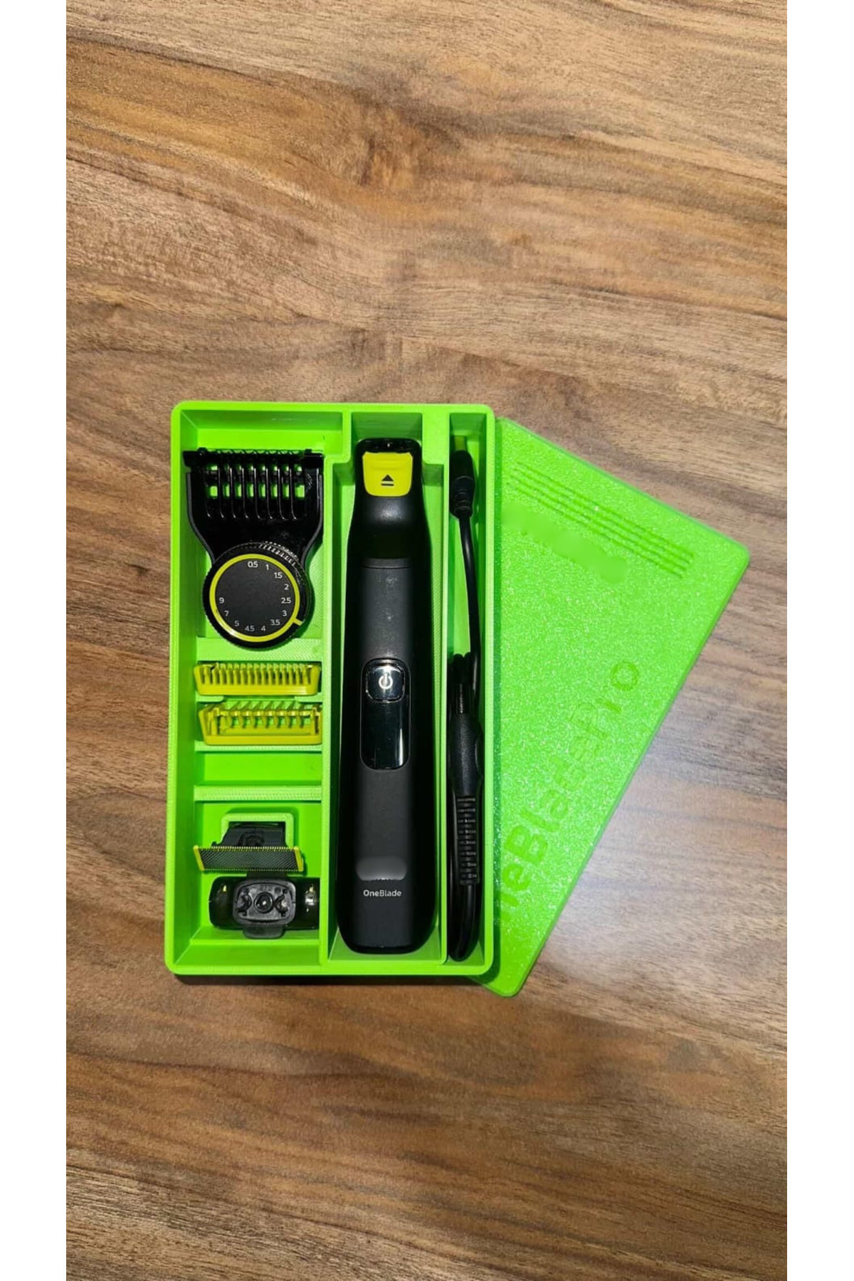 Zaru Concept Yeşil - OneBlade Pro 360 QP6542/15 Uyumlu Seyahat