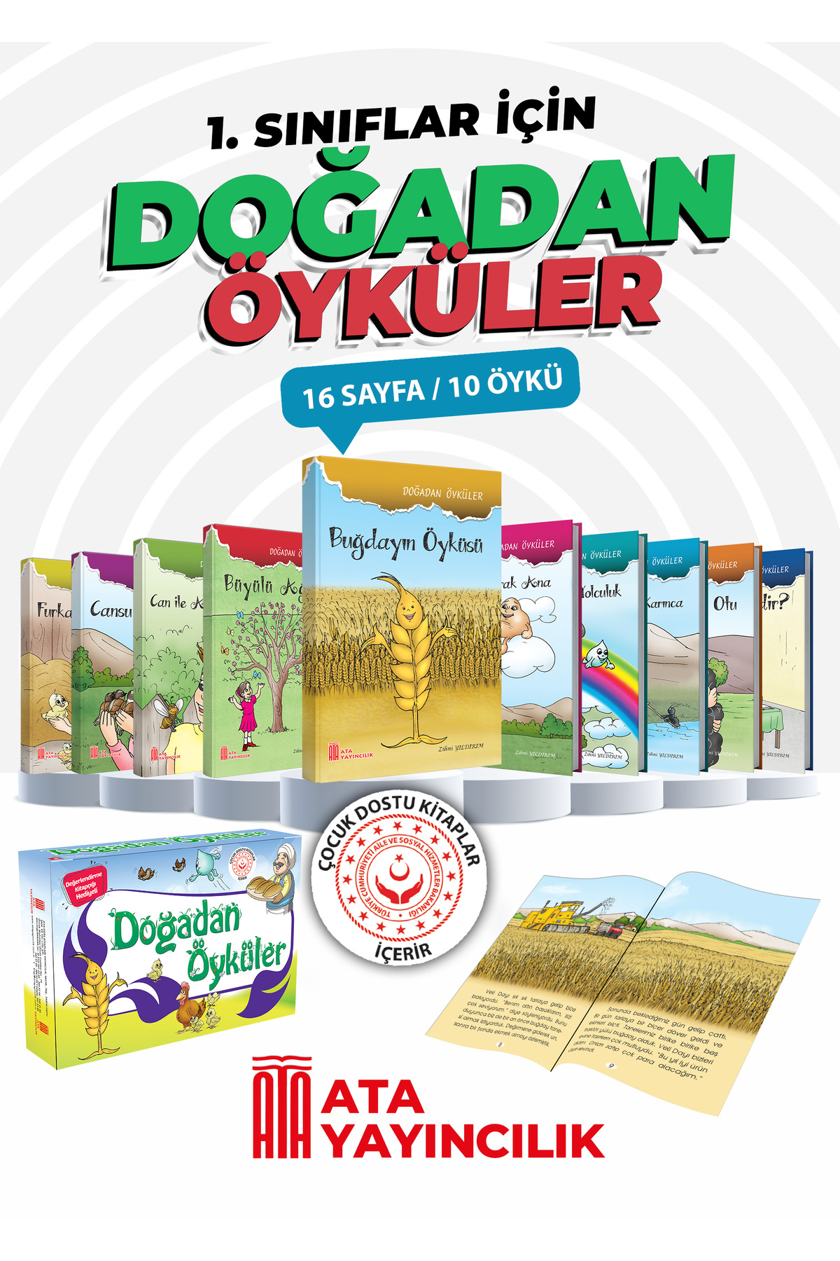 Ata Yayıncılık Doğadan Öyküler Dizisi ( 1 ve 2. Sınıflar) - Fiyatı