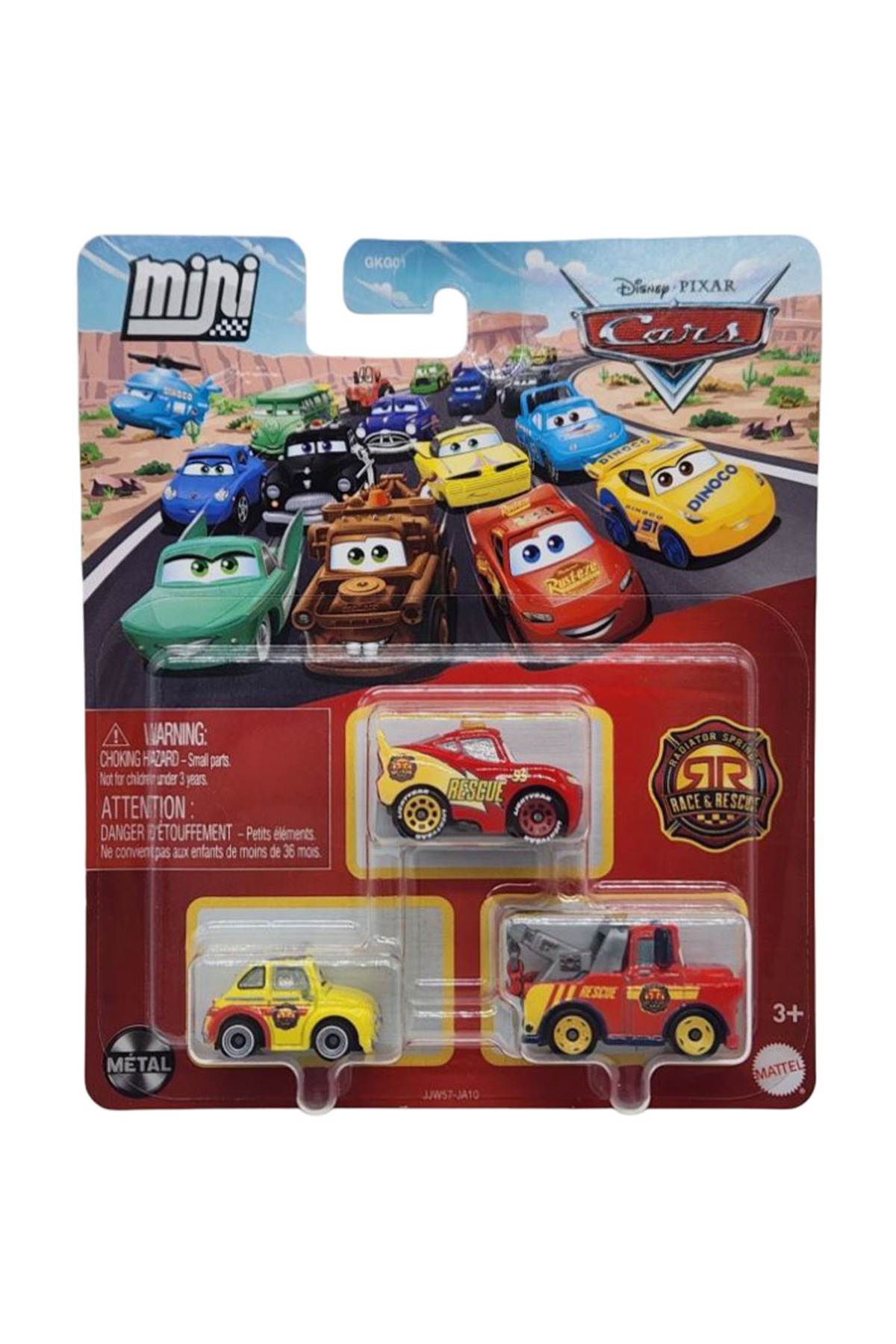 Luigi Mini Racers Cars Üçlü Mini Racers - Lightning McQueen & Luigi & Mater JJW57 ...