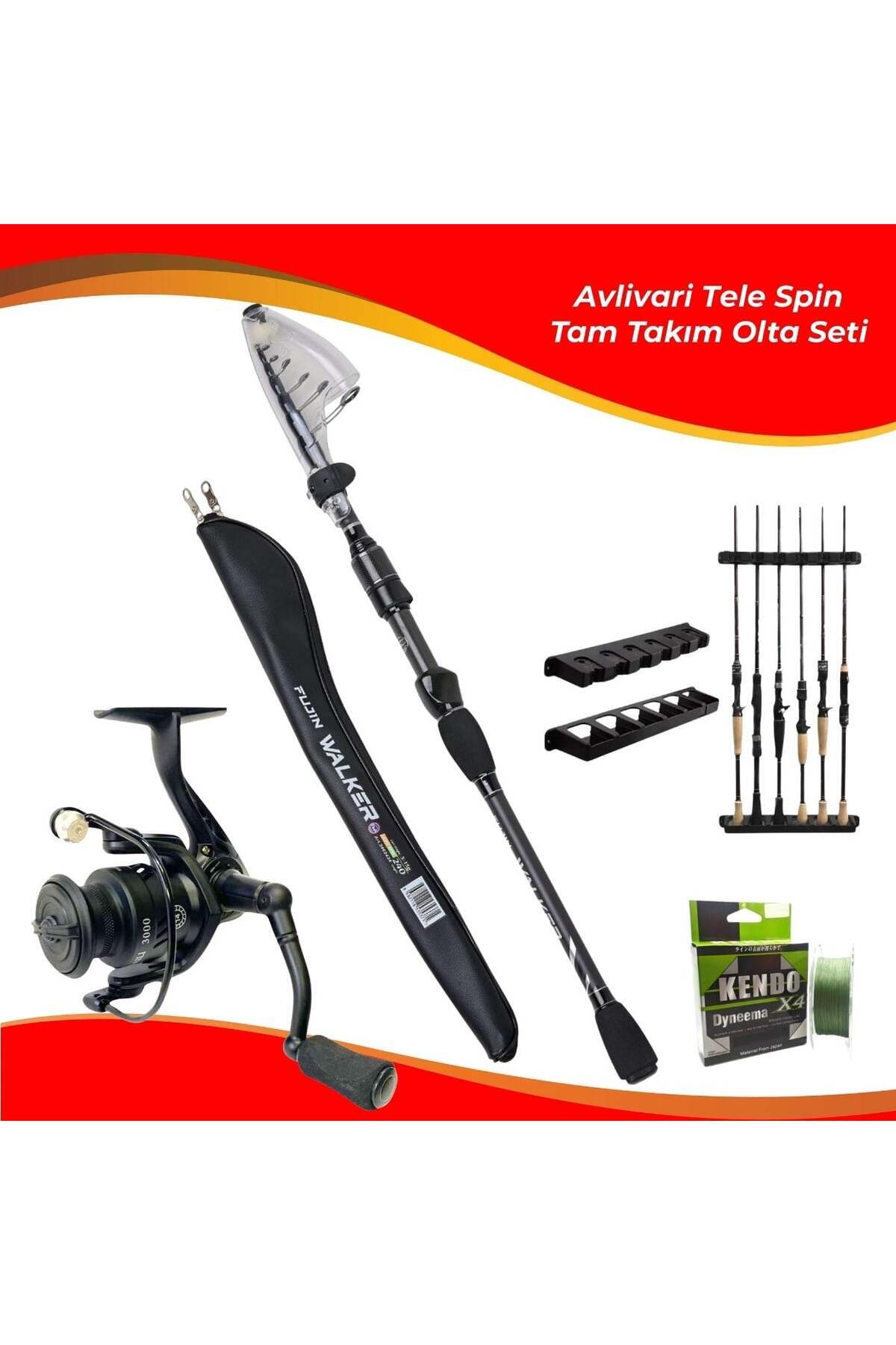 Fujin Walker 240 Cm 3-15 Gr Tele Spin - Avlivari BS300 Metal Kafa