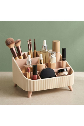 ThinkArtWork Lorien Organizer – Makyaj ve Banyo Organizeri, Bölmeli Masaüstü ...