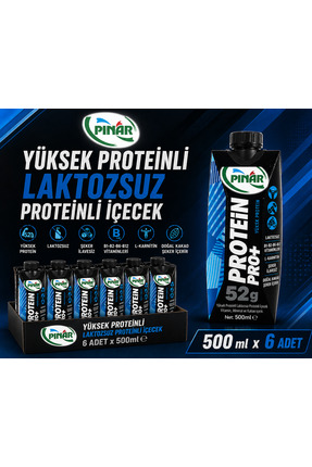 Pınar Yüksek Proteinli Laktozsuz İcecek 500 ml x 6 adet