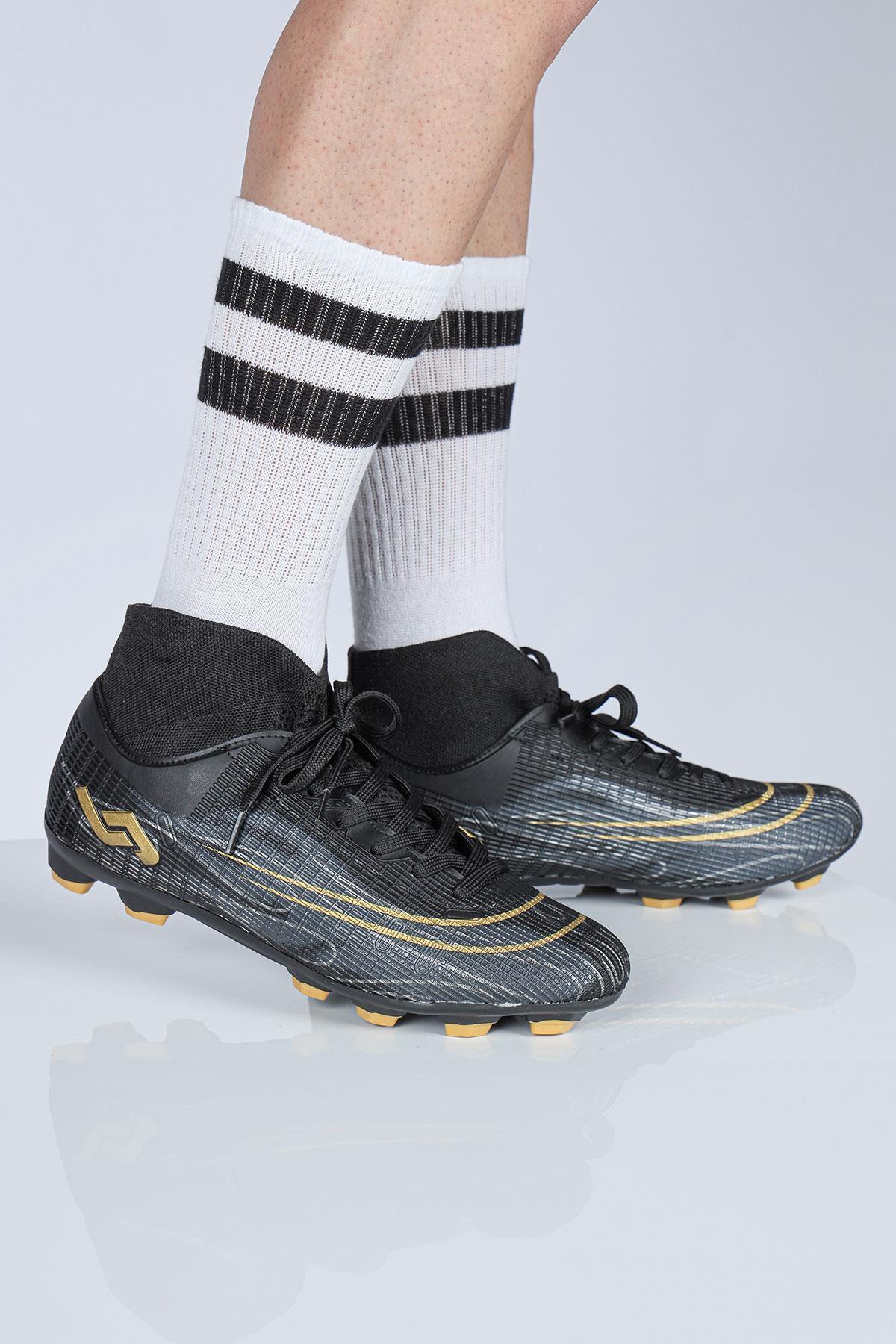 Jump Orthopedix Futbol Boğazlı Çoraplı Bilekli Halı Saha Spor Ayakkabısı 29677 görsel 4