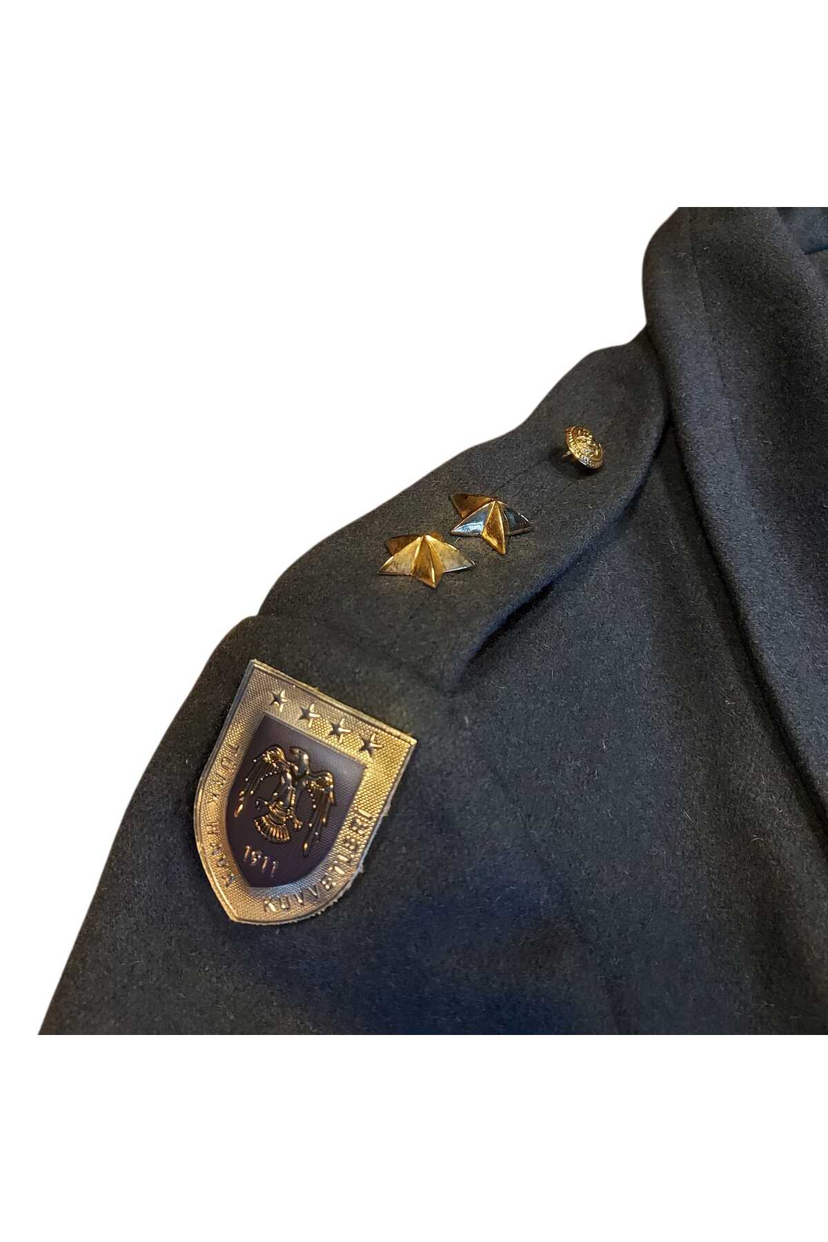 kho military design Gök Mavisi Renk Hava Kuvvetleri Yün Tören Kaput Sb. (Ütğm) (52/4-L Beden) görsel 6