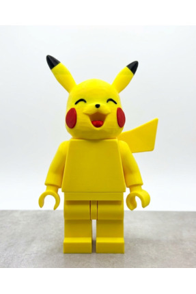 joybaskı Pokemon Pikachu Figür 16cm Büyük Boy Koleksiyonluk Oyuncak ve Ev/Ofi...