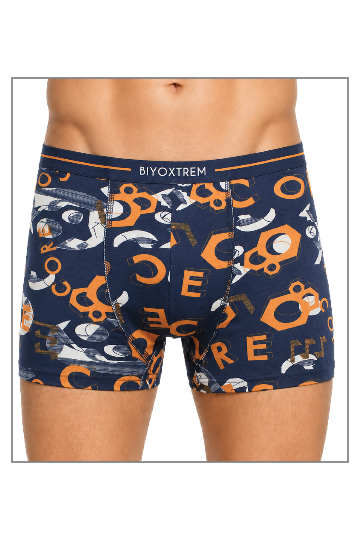 BİYO XTREME Erkek Desenli Boxer 5'li Paket Likralı görsel 5