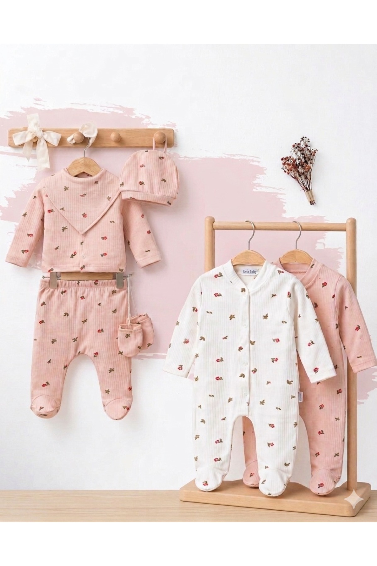 Baby Girl Cotton Newborn Coverall And Coverall Set 5 Pieces Newborn Coverall Set 2 Pieces Newborn Coverall Set