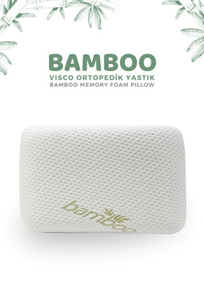 VİSCOTEX Bamboo Visco Yastık 56x37x12 cm – Ortopedik Boyun Destekli, Nefes Al...