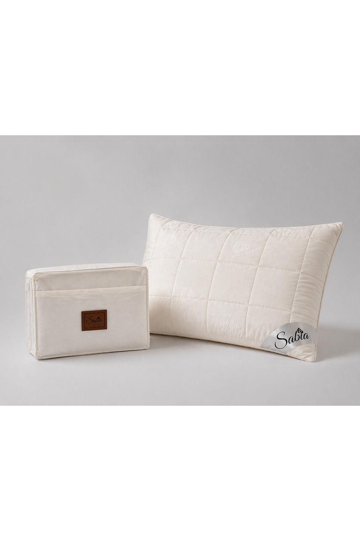 Woolmark Certified 100% Wool Pillow Flare 50x70 cm | Natural Heat Balanced Antiallergic Pillow Protector