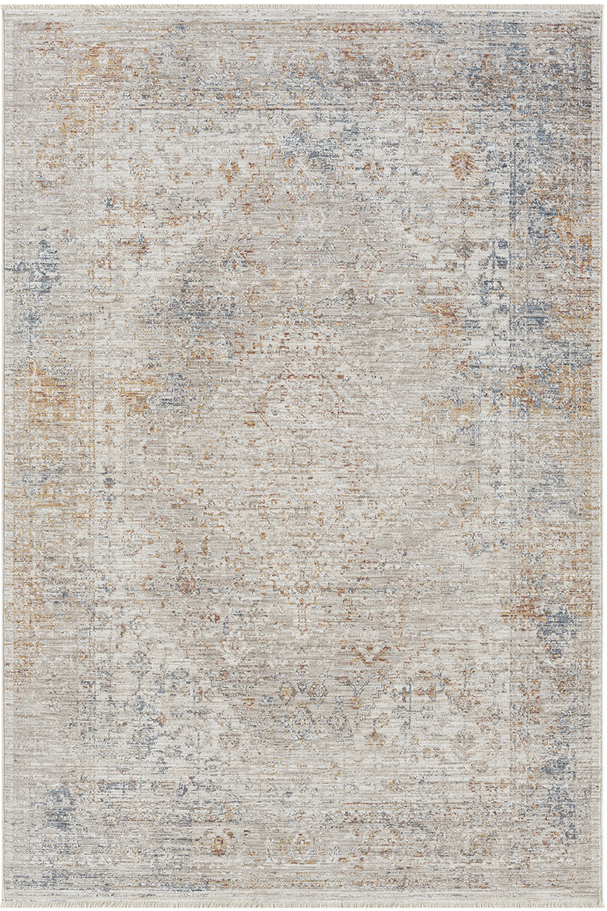 Ceremonial Beige Premium Soft 4 Seasons Vintage Antique Classic Pattern Living Room Living Room Rug