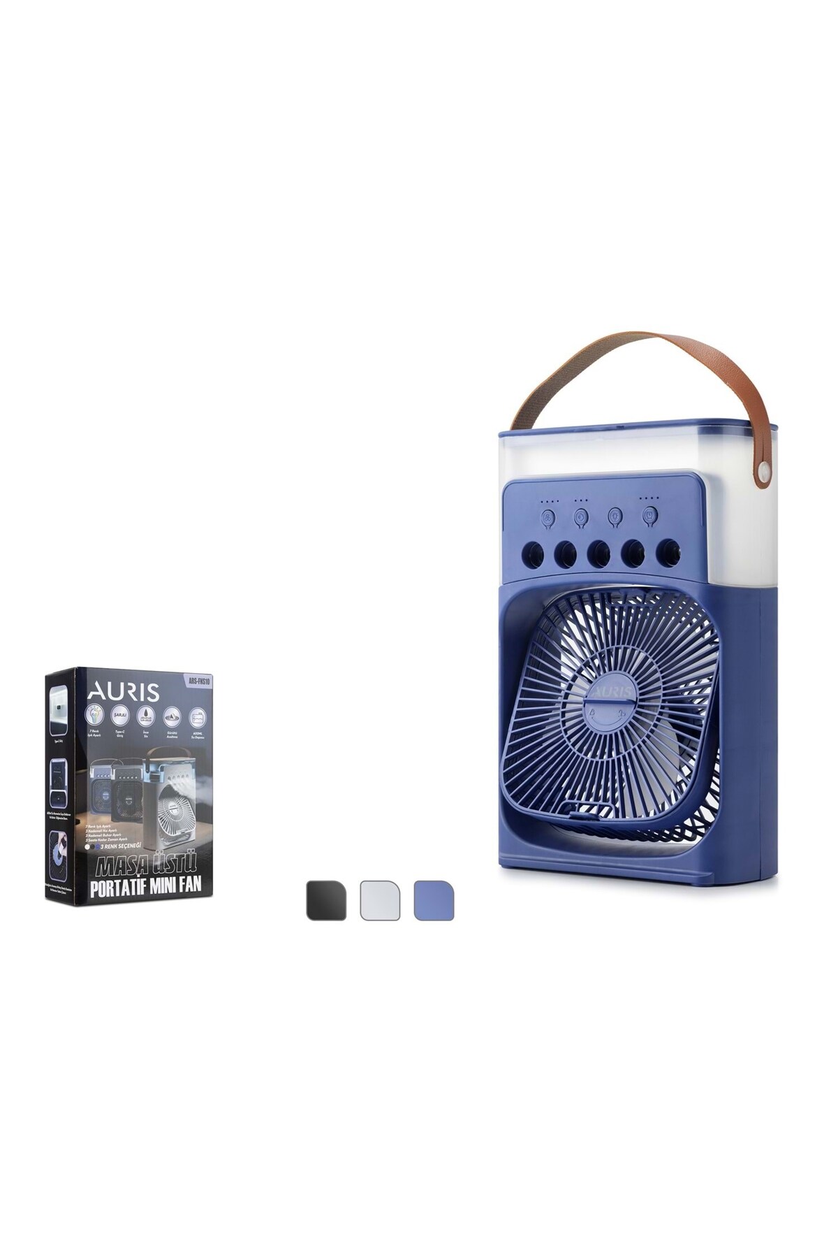 Auris ARSFNS10 Masa Üstü Buharlı Mini Fan 600 ml - 3 Kademe